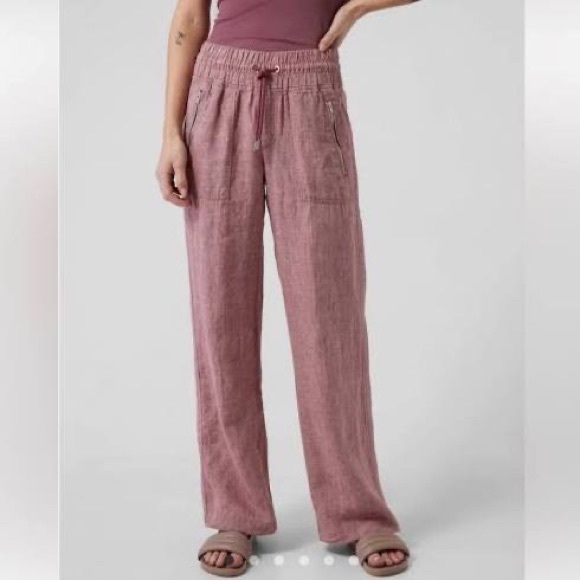 Athleta Pants - NWOT ATHLETA Cabo linen wide leg pants